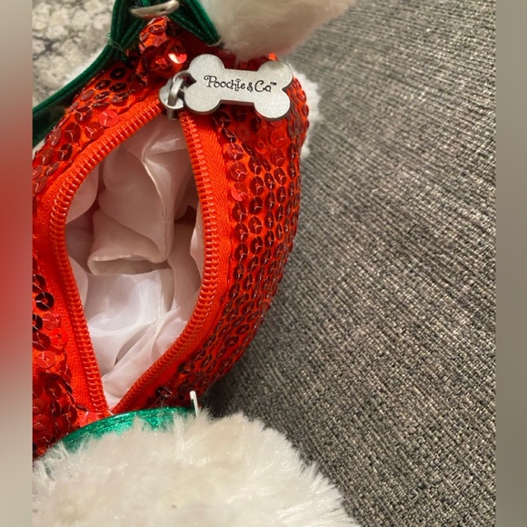 Plush Dog Handbags with Red and Pink Accents - Picture 9 of 9